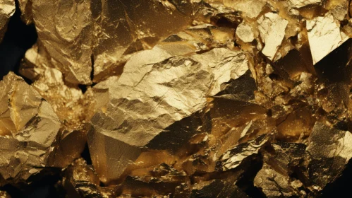 Luxurious Gold Nugget Close-Up