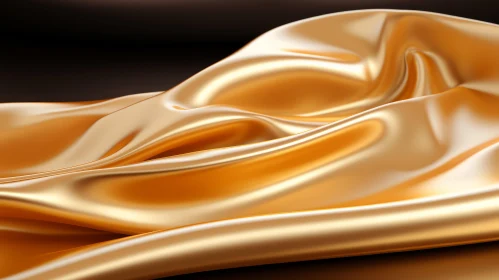 Luxurious Gold Silk Cloth Texture for Design Projects