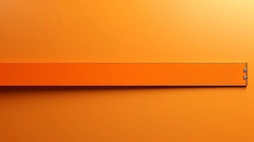 Orange Measuring Tape Close-Up
