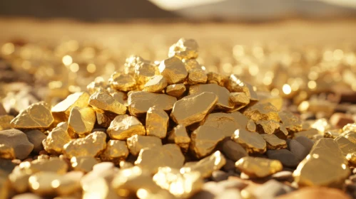 Shiny Gold Nuggets: Treasures of Different Sizes