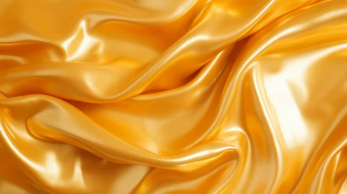 Luxurious Golden Silk Fabric - Elegance and Beauty
