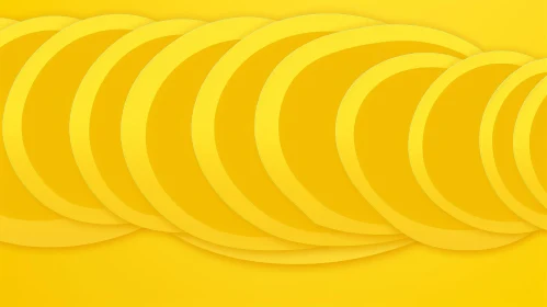 Yellow Gradient Circles Abstract Background Vector Illustration