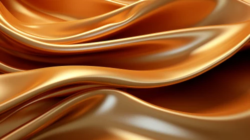 Golden Silk Fabric Texture Background
