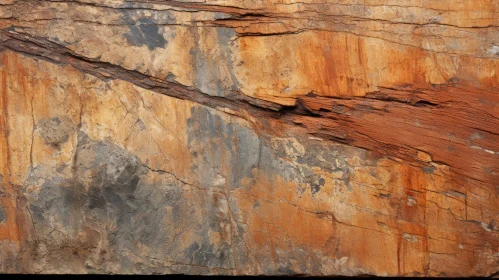 Detailed Rock Surface with Diagonal Crack