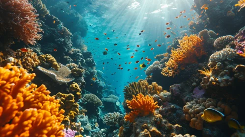 Enchanting Coral Reef: Underwater Beauty Captured