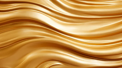 Luxurious Golden Waves Pattern