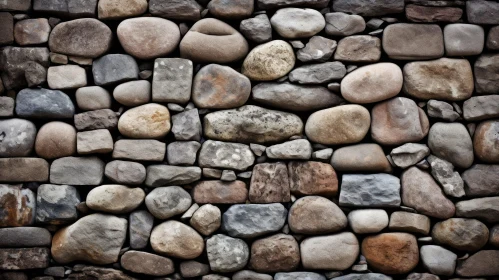 Rustic Dry Stone Wall - Natural Texture