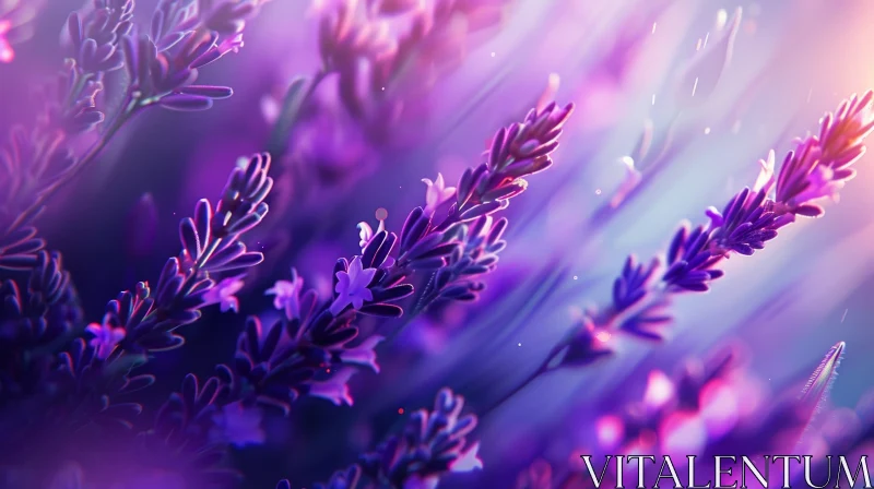 AI ART Lavender Flowers Close-Up | Dreamy Floral Photography