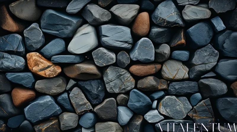 Stone Wall Texture Close-Up AI Image