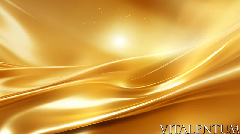 Luxurious Liquid Gold Texture AI Image