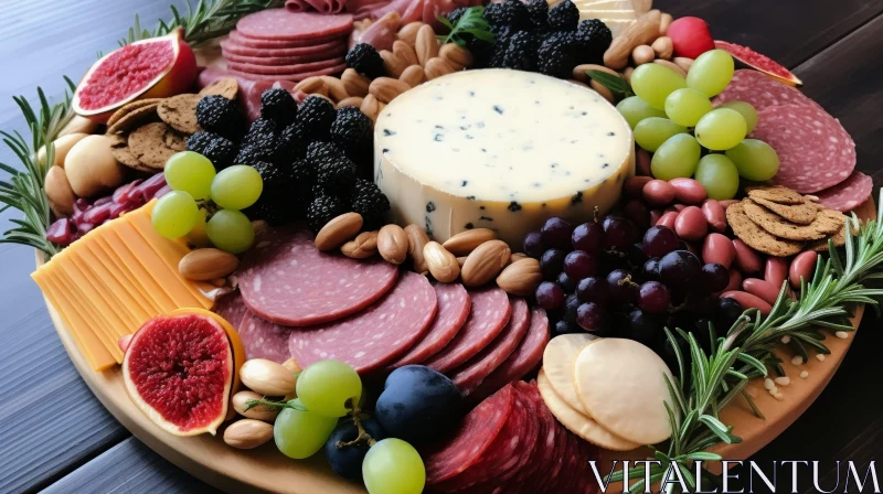 Exquisite Charcuterie Board - Perfect for Parties AI Image