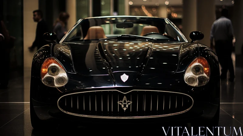 Luxury Maserati MC12 in Showroom AI Image