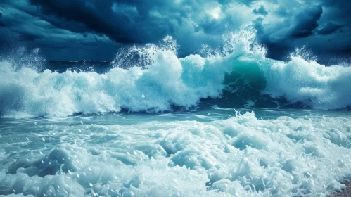 Stormy Sea Waves - Nature Photography