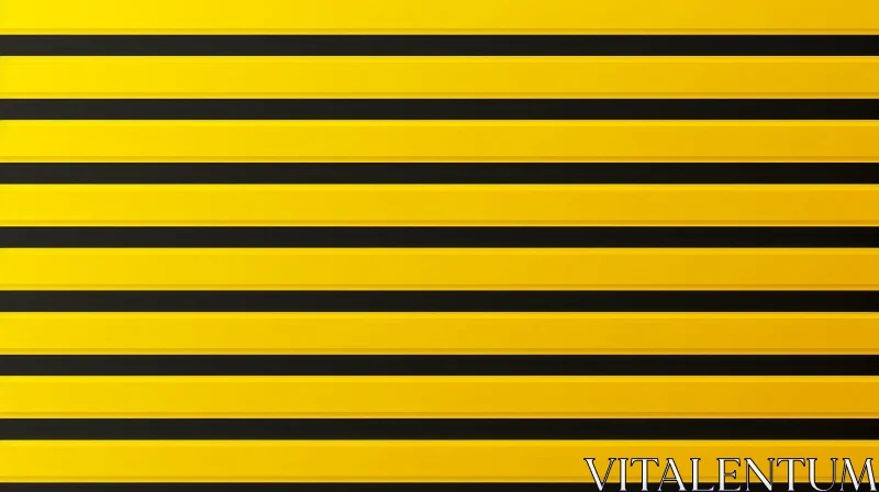 AI ART Black and Yellow Striped Pattern - Modern Design