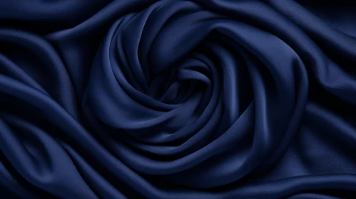 Blue Silk Fabric Texture - Luxurious Spiral Design
