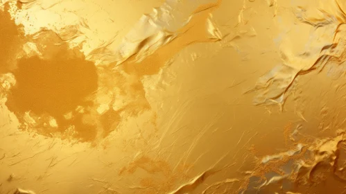 Crumpled Gold Leaf Texture for Backgrounds and Wallpapers