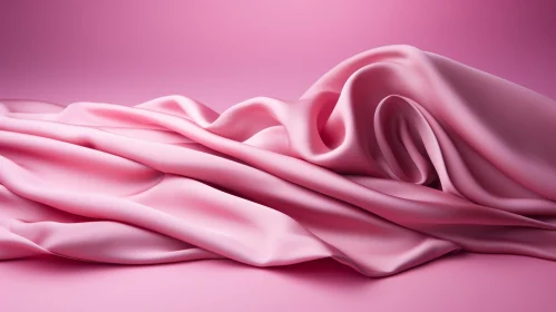 Pink Silk Fabric - Elegant and Dreamy Texture
