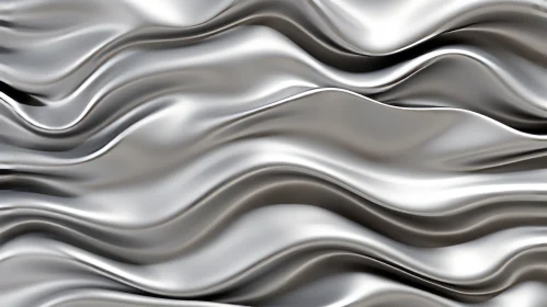 Luxurious Silver Silk Fabric Texture for Design Projects
