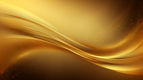 Golden Wave - Elegant Liquid Gold Background