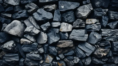Dry Stone Wall - Gray Stone Structure