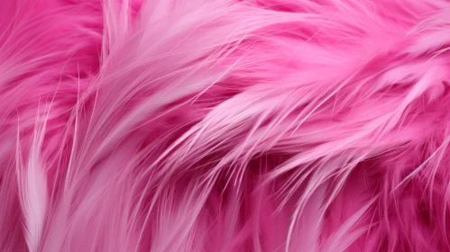 Ethereal Pink Feathers Close-Up