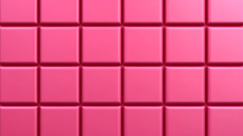 Pink Chocolate Bar Close-up on White Background