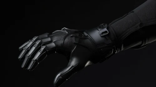 Intriguing 3D Armored Glove Rendering