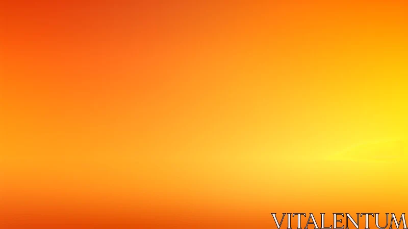 Orange Gradient Background for Graphic Design AI Image