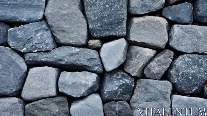 Dark Gray Stone Wall - Architectural Beauty AI Image
