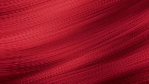 Red Abstract Background with Curved Lines