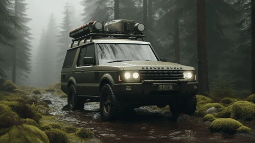 Captivating Land Rover Adventure in the Rain Forest | Retro Filters | Cinema4D