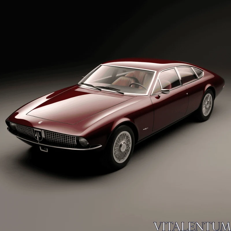 Stunning Maserati Ferrova CS FSC 3D Model | Op3D 3D Models AI Image