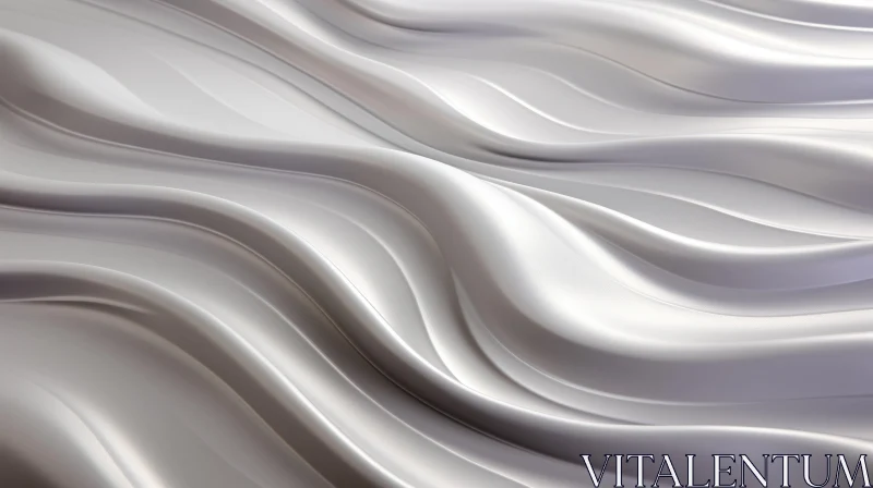 White Silk Fabric Texture - Seamless 3D Rendering AI Image