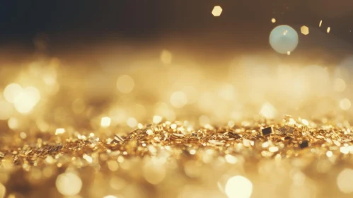 Gold Glitter Sparkle Background