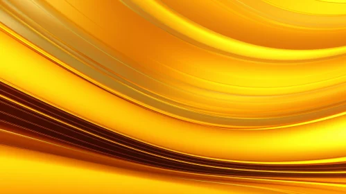 Yellow and Gold Abstract 3D Background