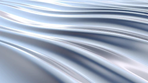 Shiny Silver Fabric Abstract Background
