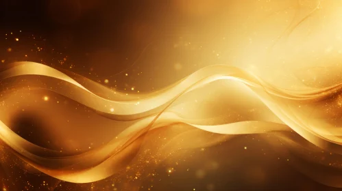 Golden Wave - Elegant and Luxurious Image