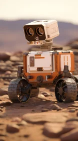 Exploration Robot on Rocky Surface