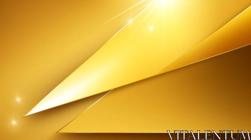 AI ART Golden Triangle Gradient Background