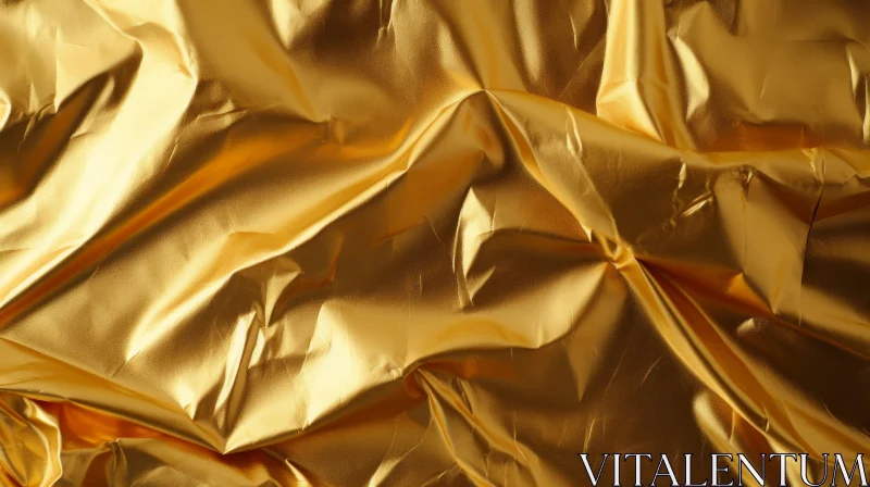 Luxurious Gold Foil - Elegant Texture and Wealth Symbolism AI Image