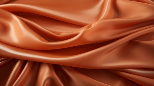 Luxurious Orange Silk Fabric - Soft and Elegant