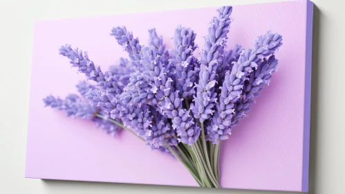 Purple Lavender Flowers Close-Up
