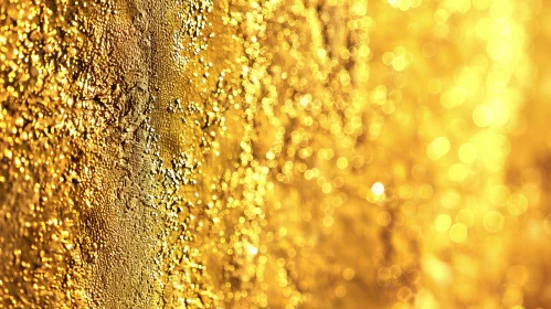 Textured Gold Surface Close-up