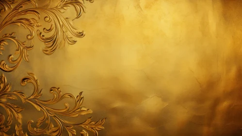 Dark Gold Floral Background - Ideal for Websites & Presentations