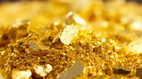 Exquisite Gold Nugget Pile