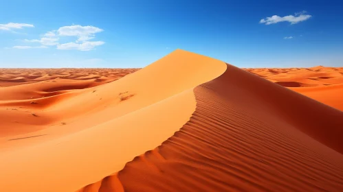 Sahara Desert Sand Dune Landscape