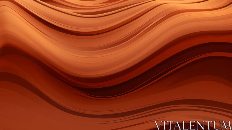 Smooth Wavy Lines Abstract Background AI Image