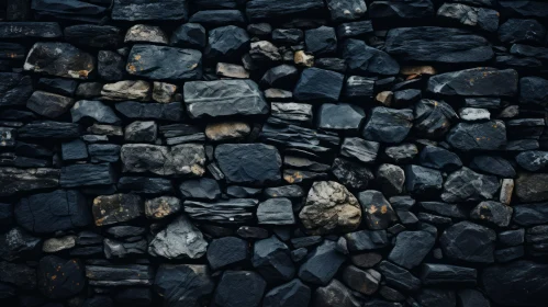 Dark Stone Wall Texture Photography