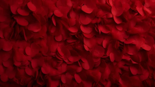 Red Floral Fabric Close-Up | Textures Collection