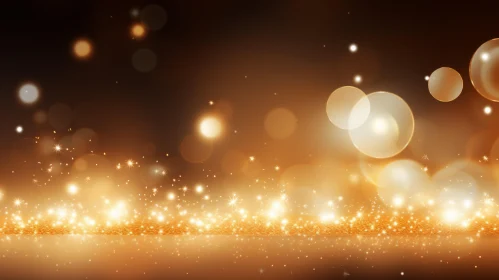 Warm Glow Gold Background